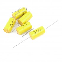 DC50V 8.2uf 5% Tolerance Through Hole Mount Metallized Film Capacitor 5 Pcs