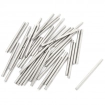 40 Pieces 1.6mm Dia 2.5cm Long Stainless Steel  Round Rods for RC Helicopter Toy