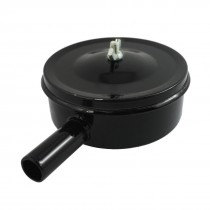 Black Metal 20mm Threaded Exhaust Filter Muffler for Air Compressor