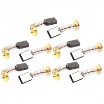10 Pcs Dust Collector 15mm x 11mm x 12mm Springs Attached Carbon Brush