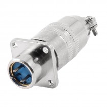 AC 125V 3A 3-Pin Terminal Aviation Plugs Connectors Joint for 12mm Panel Hole