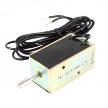 DC 48V 1600gf Force 15mm Stroke Pull Push Type Open Frame Solenoid Electromagnet