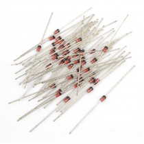 55Pcs 1N4758 56V 1W Glass Sealed Case Axial Leads Zener Diodes