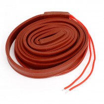 Brick Red Freezing Protection Silicone Waterproof Heater Cable 2M x 15mm 36V