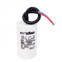 16UF AC 450V Double Wire Washing Machine Motor Run Capacitor CBB60