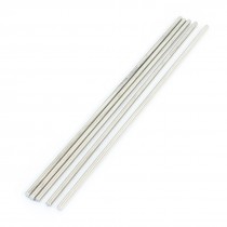 5Pcs Metal Milling Welding Working Stainless Steel Round Rods 140 x 2.5mm