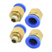 4pcs 1 8PT to 12mm Pneumatic Quick Fitting Joint Adapter for Air Compressor