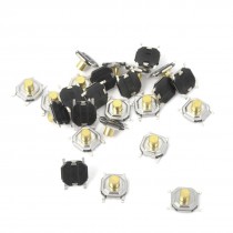 25Pcs Momentary Tact Tactile Push Button Switch 4x4x3mm 4-pin SMD