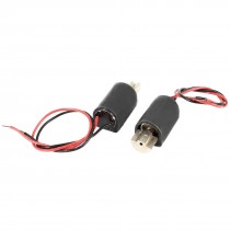 2 X DC3-6V 0.08-0.18A 25000RPM Micro Coreless Vibration Motor for Model Aircraft