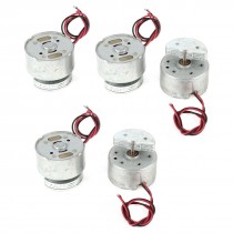 5 Pcs Mini Vibration Motor 3500RPM DC 1.5-6V RF300 for Toys Game Devices