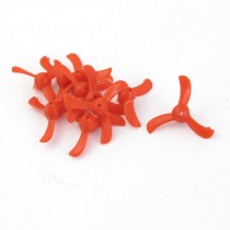 RC Ship Boat Replacing 3 Blades Red Plastic Propeller 23mm Dia