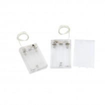 2Pcs 3 x AA Batteries Battery Holder Case Container w On/Off Switch