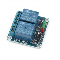 DIY 2 Channel High Level PLC Relay Module DC 5V for PIC 51 AVR