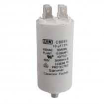 AC450V 10uf 8mm Thread 4-Pin Polypropylene Film Motor Running Capacitor