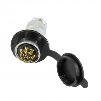 GX30 8 AC 125V 10A 30mm Dustproof 8 Pin Male Female Aviation Plug Connector