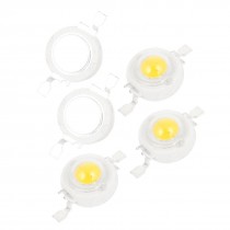 1W Energy Saving Warm White LED Lamp Light Beads Emitter 90-100LM 5pcs