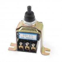 AC 400V 4A 6 Screw Terminals On/Off 2 Positions SPST Tumbler Toggle Switch