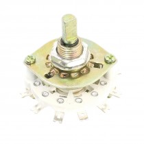 6mm Dia Shaft 1P8T 1 Pole 8 Position Band Channel Selector Rotary Switch
