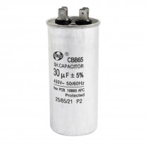 CBB65 AC 450V 30uF 50/60Hz 4 Pin Motor Run Capacitor for Air Conditioner