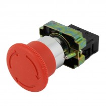 NC Latching Red Sign Mushroom Emergency Stop Push Button Switch