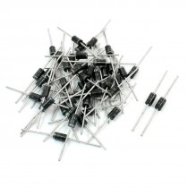 50Pcs 5mm x 9mm Cylinder Shaped Schottky Rectifier Diodes 60V 5A SR560