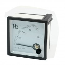 AC 380V 45-65Hz Range Square Dial Frequency Measurement Panel Meter