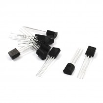 10pcs S9013 Small Power TO-92 3 Pin Terminals PNP Silicon Transistor