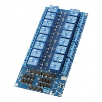 DC 5V 16-CH 16-Channel Power Relay Module w Optocoupler Protection