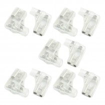 10 Pcs 6.3mm Right Angle Flag L Type Crimp Terminal Spade Connector w Cover