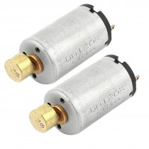 2Pcs DC 6V 2000RPM 1220 Micro Vibration Massage Motor for Electric Toys