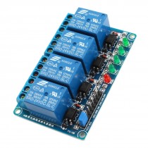 DC 24V 4 Way High Level Trigger Optocoupler Insolated Relay Module