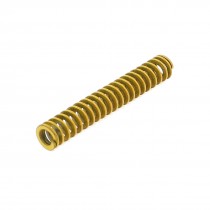 6mm x 3mm x 35mm Chromium Alloy Steel Compression Die Spring Yellow