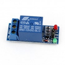 Single Channel DC 12V 10A 250V/125VAC 30V/28VDC Low Level Relay Module