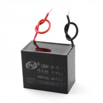 AC 450V 16uF Rectangle Design Wired Motor Running Capacitors for Air conditioner