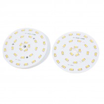 15W Warm White 30 SMD 5630 LED Light Downlight Aluminum Heatsink Base Plate 5pcs