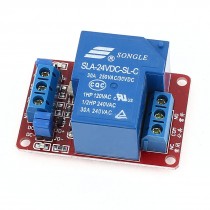 High/Low Level Trigger Optocoupler Relay Module DC24V 30A 1 Channel