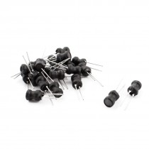 20Pcs Through Hole 10UH 10uH 1.2A 6x8mm 10% Radial Lead Inductor