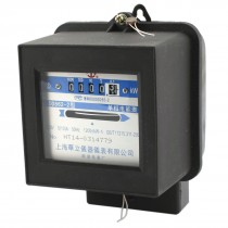 Single Phase Energy Kilo Watt-hour kwh Electric Meter AC 220V 5A