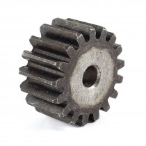 Gray 10mm x 47mm x 25mm Module 2.5 17 Teeth Metal Straight Spur Gear Wheel