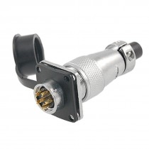 6-Pin Waterproof Electrical Deck Circular Cable Connector AC 250V 7A