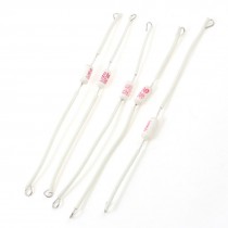 Nylon Coated Rice Cooker Ceramic Thermal Fuse 10A 250V 200C 5 Pcs