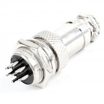 250V 4A 16mm 7 Pins Male Female Electrical Deck Aviation Plug Connector
