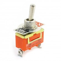 Panel Mounted 2 Terminal SPST ON-OFF Toggle Switch 250V 25A