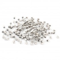 100 Pcs Electric Equipment Parts 5mm x 20mm Glass Tube Fuses 15A 250V