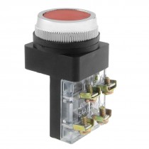 AC 600V 6A Red Sign Momentary Push Button Pushbutton Switch 1 NO N/O 1 NC N/C