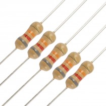 100 x Resistors 82K ohm 1/4W 250V 5% Carbon Film 82KR