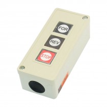 AC250V 3A Forward Reverse Stop Momentary Push Button Control Switch TPB/3