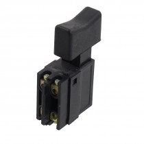 AC 250V 6A Momentary DPST NO Black Shell Electric Tool Trigger Switch