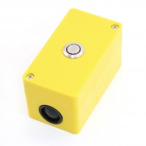 Momentary Red Pilot Lamp Metal Button Station SPDT 1NO+1NC 3A 250VAC