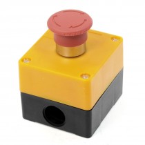 Square Box AC 240V 3A Latching NC Emergency Stop Push Button Switch